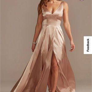 David’s Bridal Galina Signature GS290020 in Color Sand